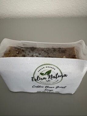 Eslira Natura Coffee Bean Guest Soap - White & Brown- 2.8 oz